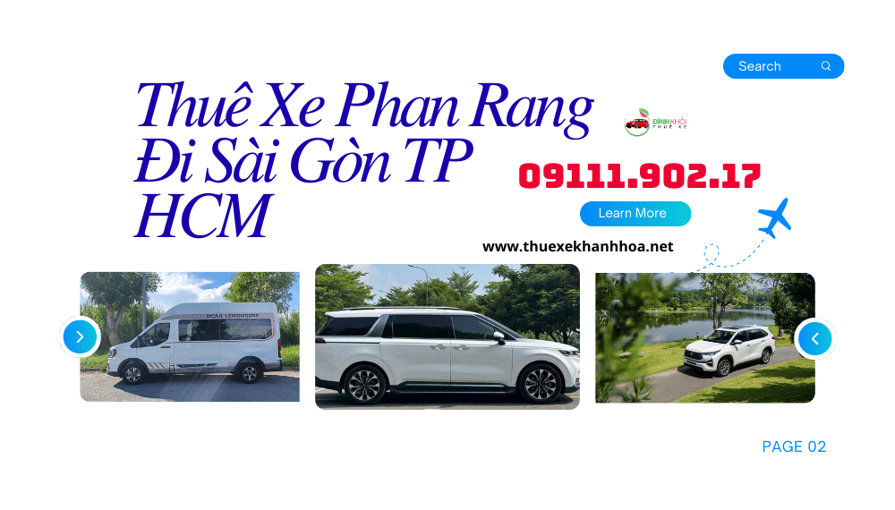 Thuê Xe Phan Rang Đi Sài Gòn TP HCM
