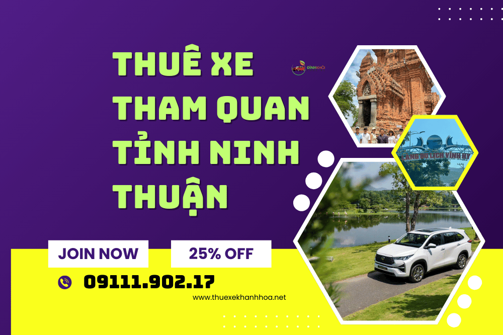 Thuê xe tham quan tỉnh ninh thuận