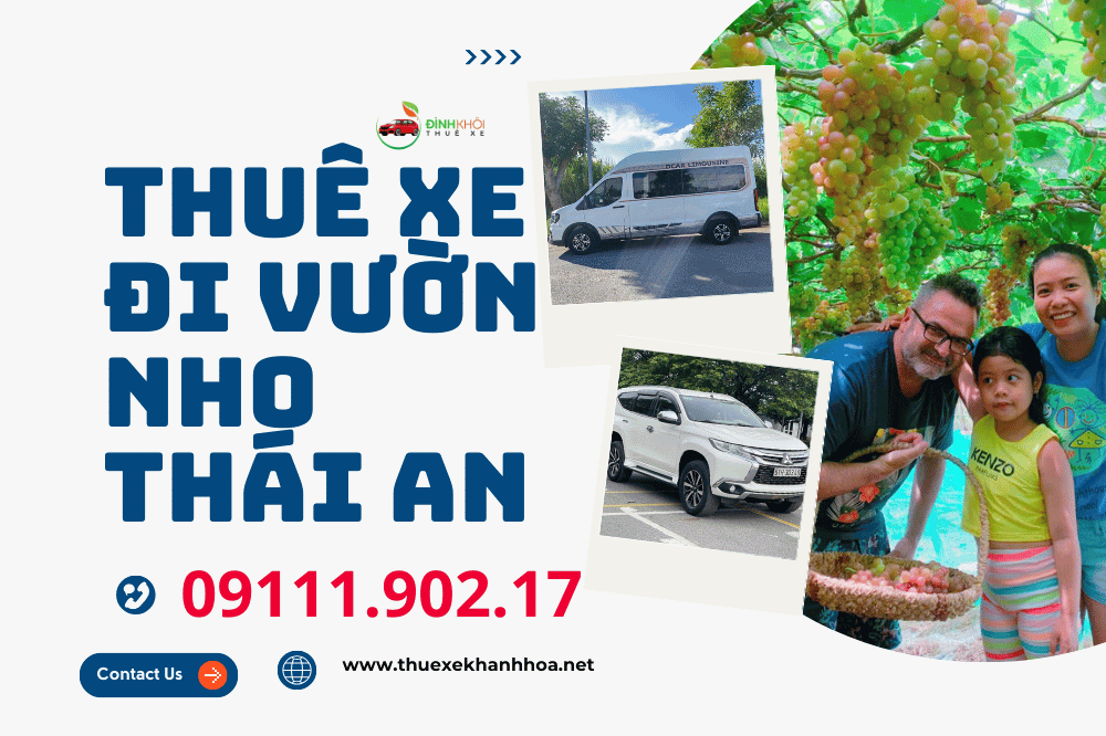 Thuê Xe Đi Vườn Nho Thái An