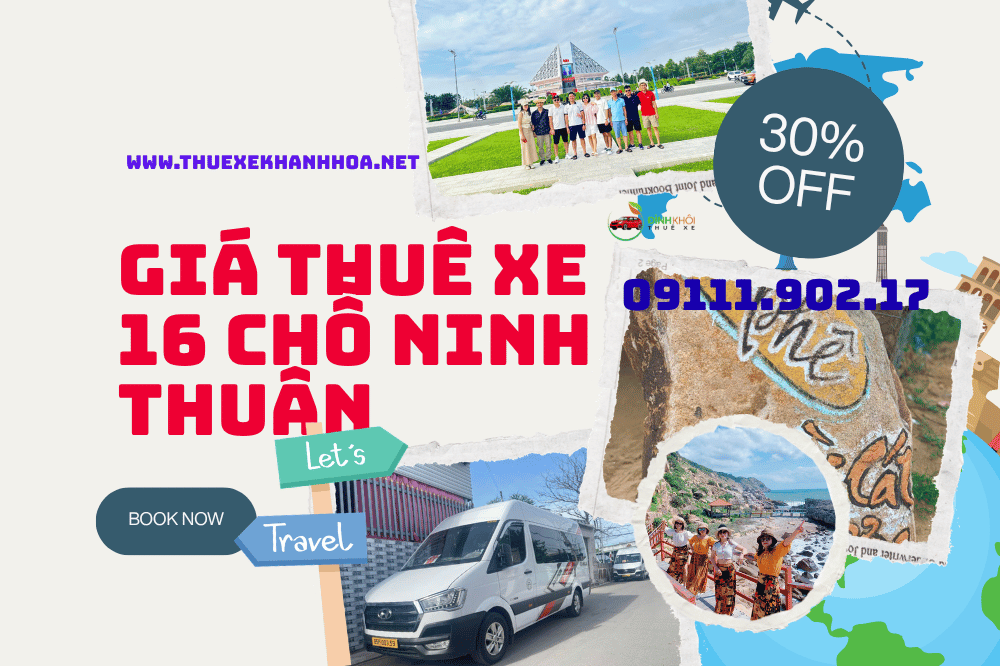 Giá Thuê Xe 16 Chỗ Ninh Thuận