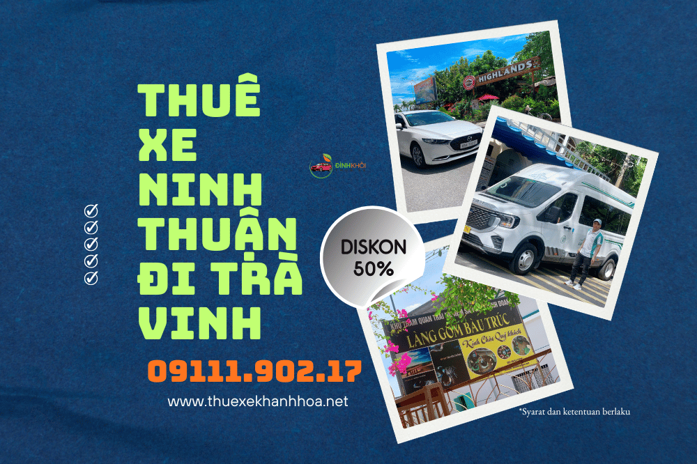 Thuê xe Ninh Thuận đi Trà Vinh