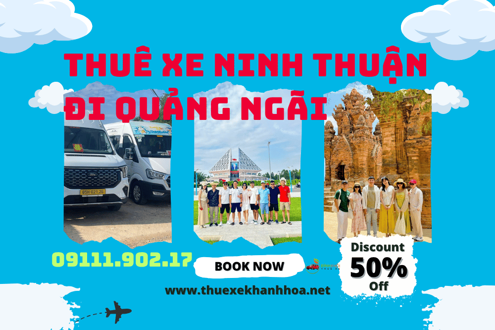 Thuê xe Ninh Thuận đi Quảng Ngãi