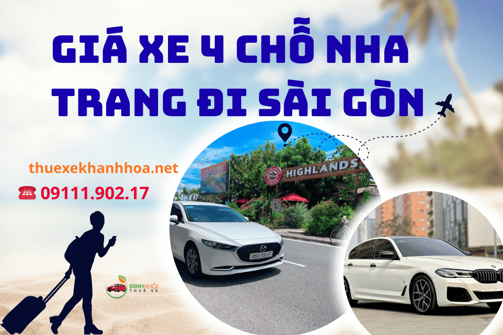 Giá Xe 4 Chỗ Nha Trang Đi Sài Gòn
