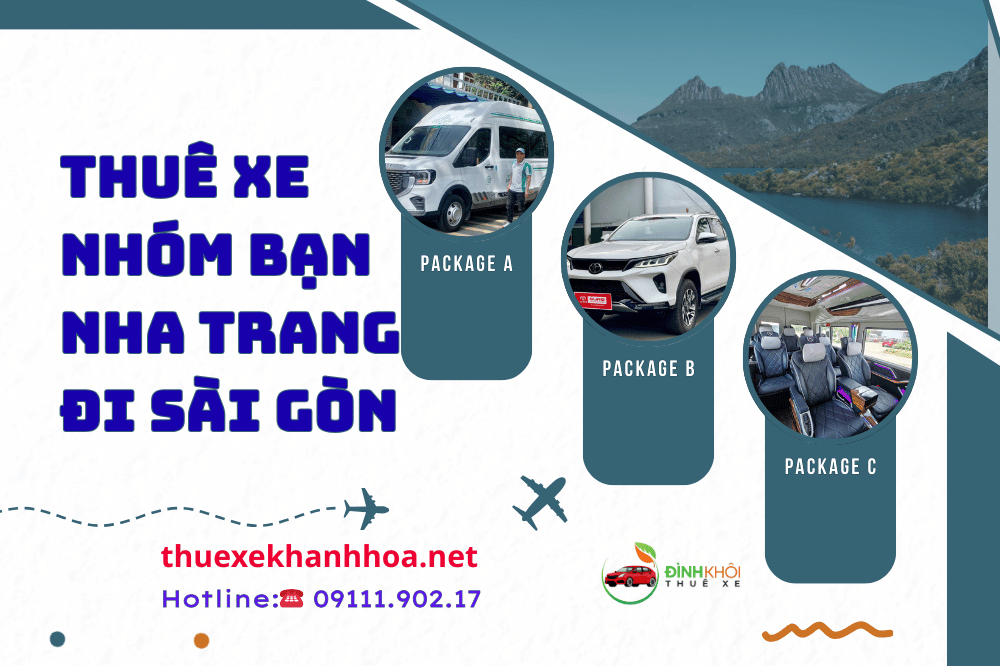 Thuê Xe Nhóm Bạn Nha Trang Đi Sài Gòn