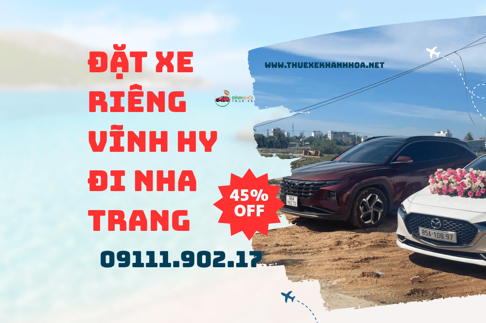 Đặt Xe Riêng Vĩnh Hy Đi Nha Trang