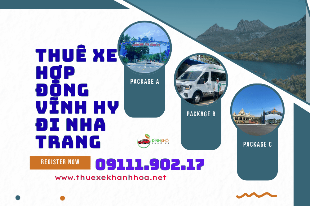 Thuê Xe Hợp Đồng Vĩnh Hy Đi Nha Trang