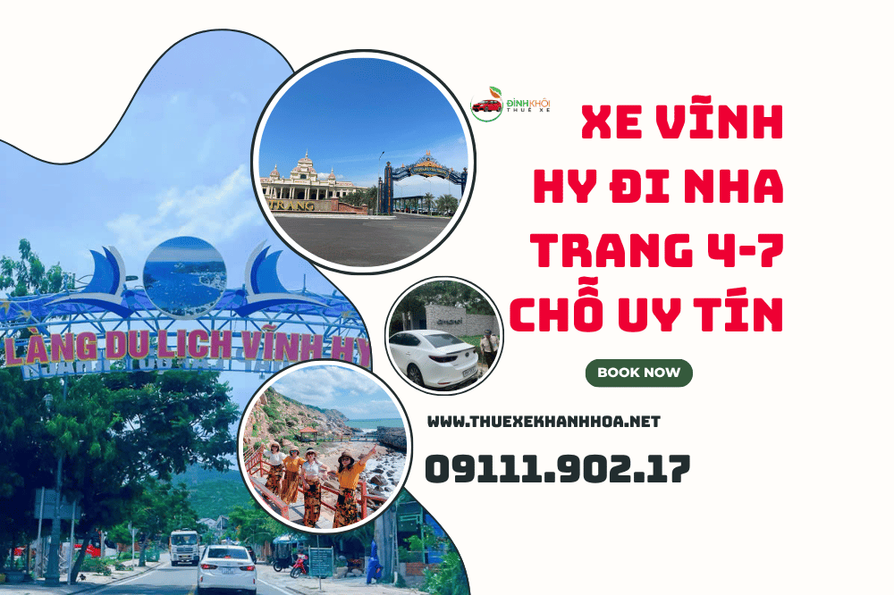 Xe Vĩnh Hy đi Nha Trang 4-7 chỗ uy tín
